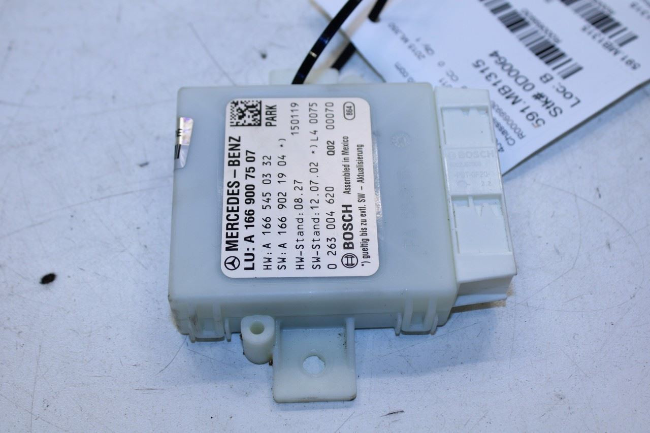 2010-2015 Mercedes-Benz ML350 Park Assist Parktronic Sensor Control Module - Alshned Auto Parts