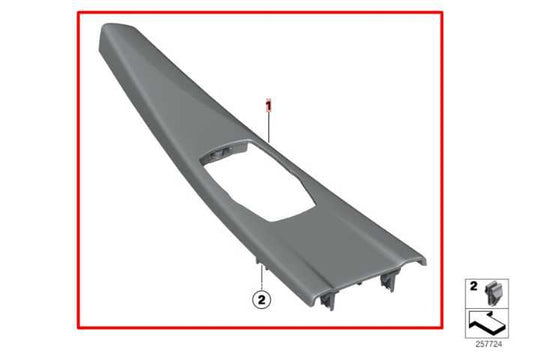 2014-16 BMW 428i xDrive SULEV Center Console Multi Media Control Switch w/ Bezel - Alshned Auto Parts
