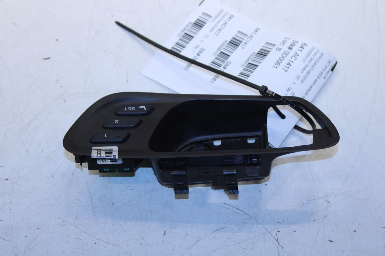 14-20 Acura MDX Advance Front Left Door Seat Memory Control Switch w/ Cover Trim - Alshned Auto Parts