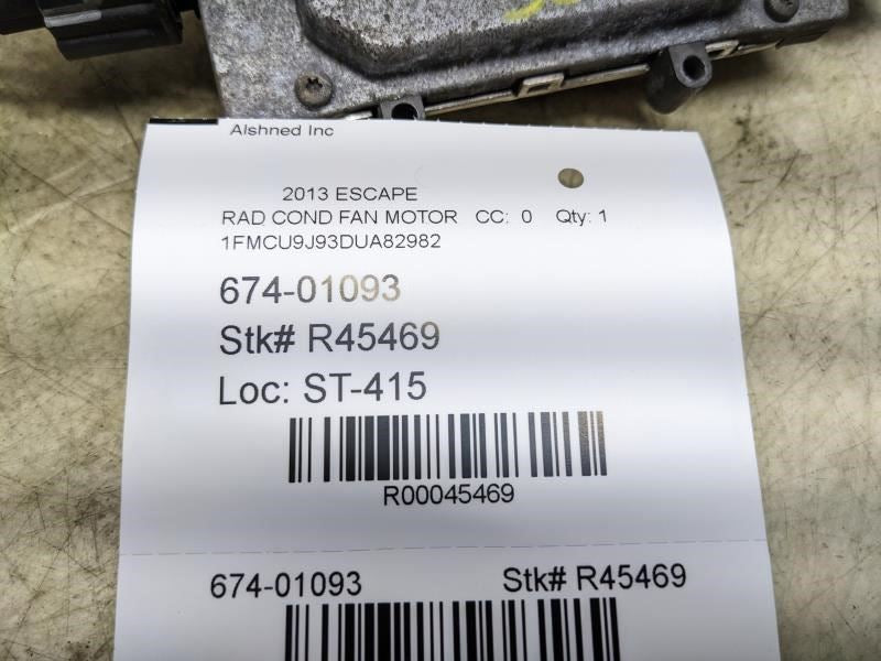 2013-2016 Ford Escape Radiator Cooling Fan Blade w Motor CV6Z-8C607-S OEM - Alshned Auto Parts