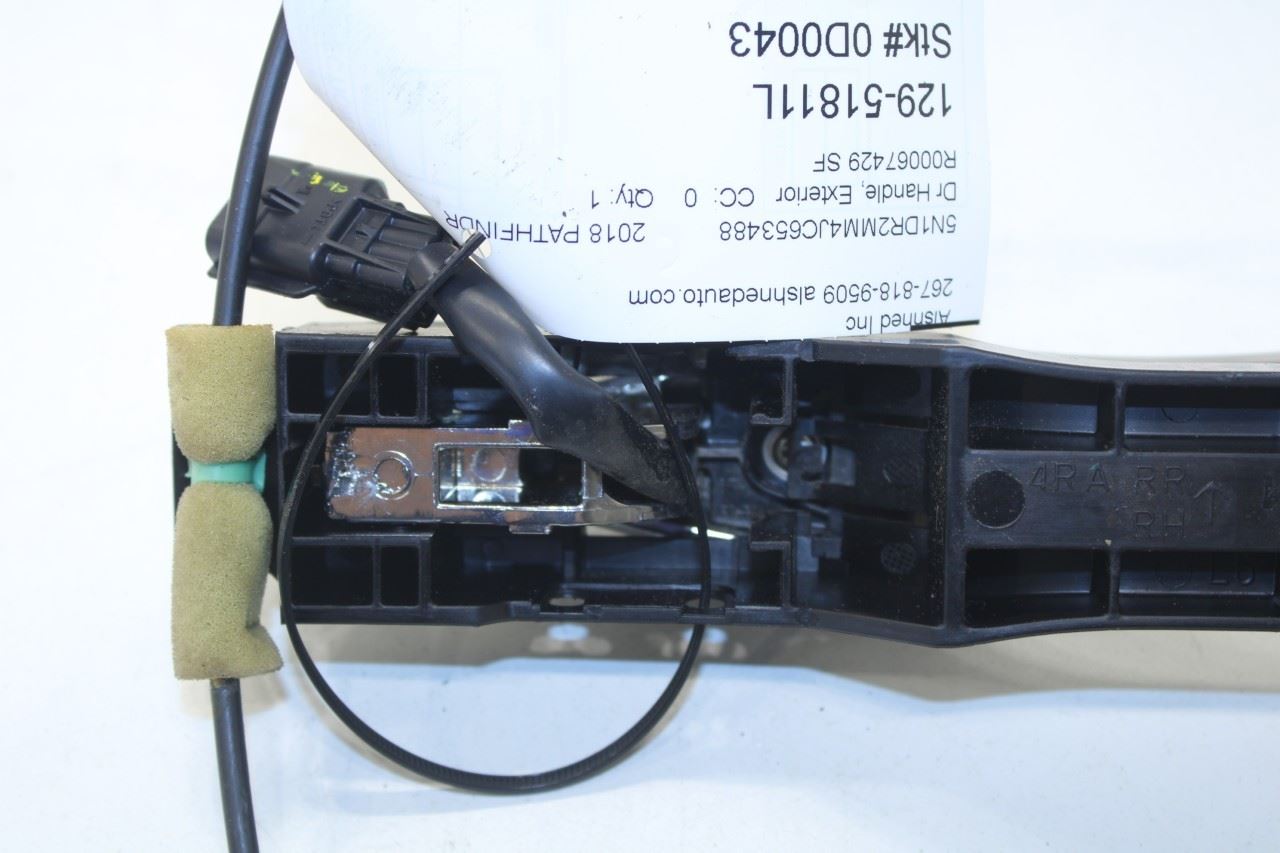 13-20 Nissan Pathfinder SV 3.5L AWD Front Driver Left Side Door Exterior Handle - Alshned Auto Parts