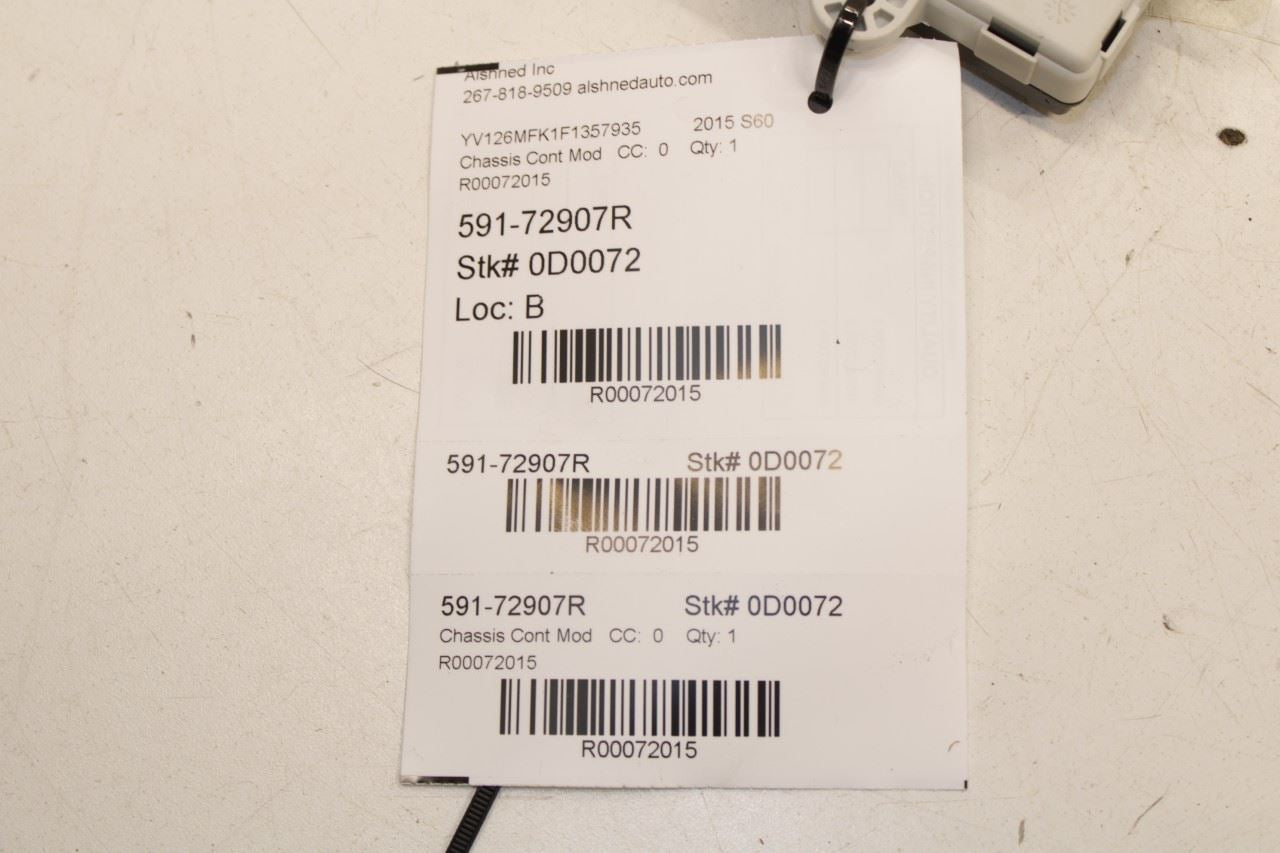 2015-2016 Volvo S60 T5 Premier Front Right Side Door Control Module 31433919 OEM - Alshned Auto Parts