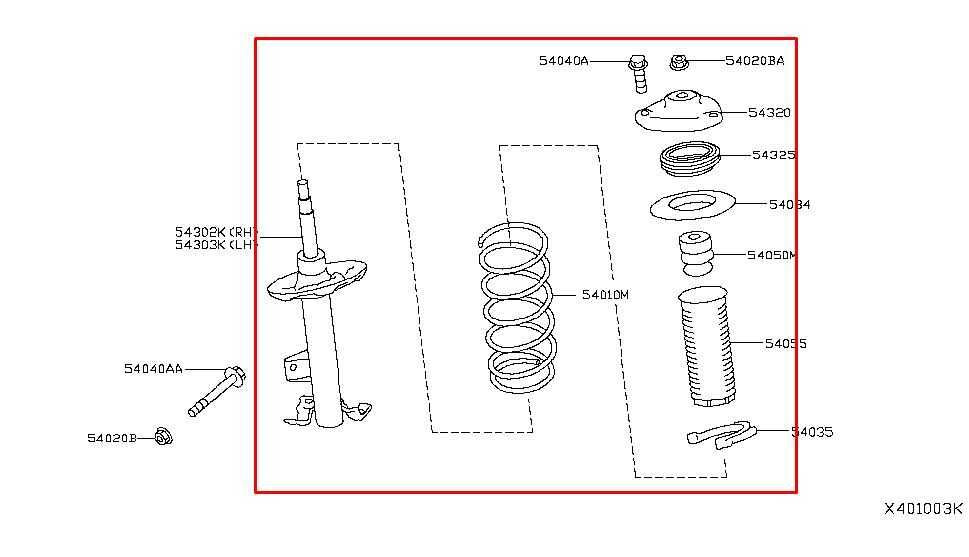 2019-2025 Infiniti QX50 ESSENTIAL 2.0L AWD Front Left Side Shock Strut Absorber - Alshned Auto Parts
