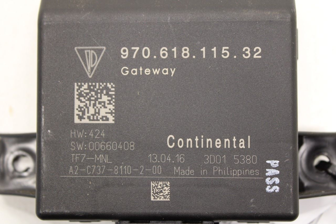 14-2016 Porsche Panamera 4 3.6L Gateway Computer Control Module 97061811532 OEM - Alshned Auto Parts