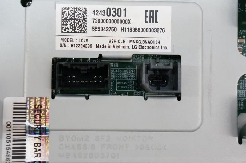 2018 Chevrolet Equinox Dash Driver Information 7.0 Display Screen 42430301 OEM5