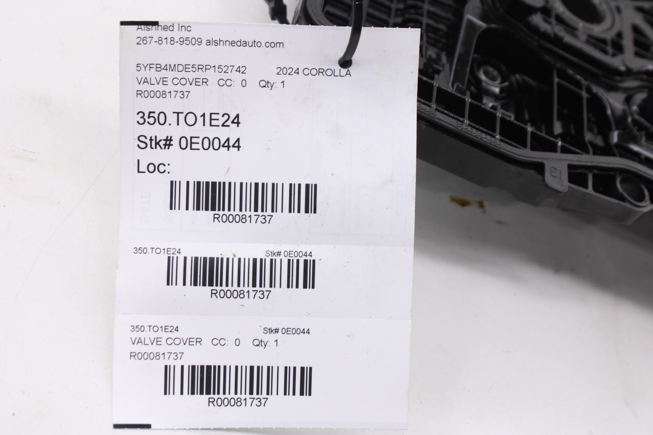 2022-2024 Toyota Corolla LE 2.0L Engine Cylinder Head Valve Cover 11201-F201116