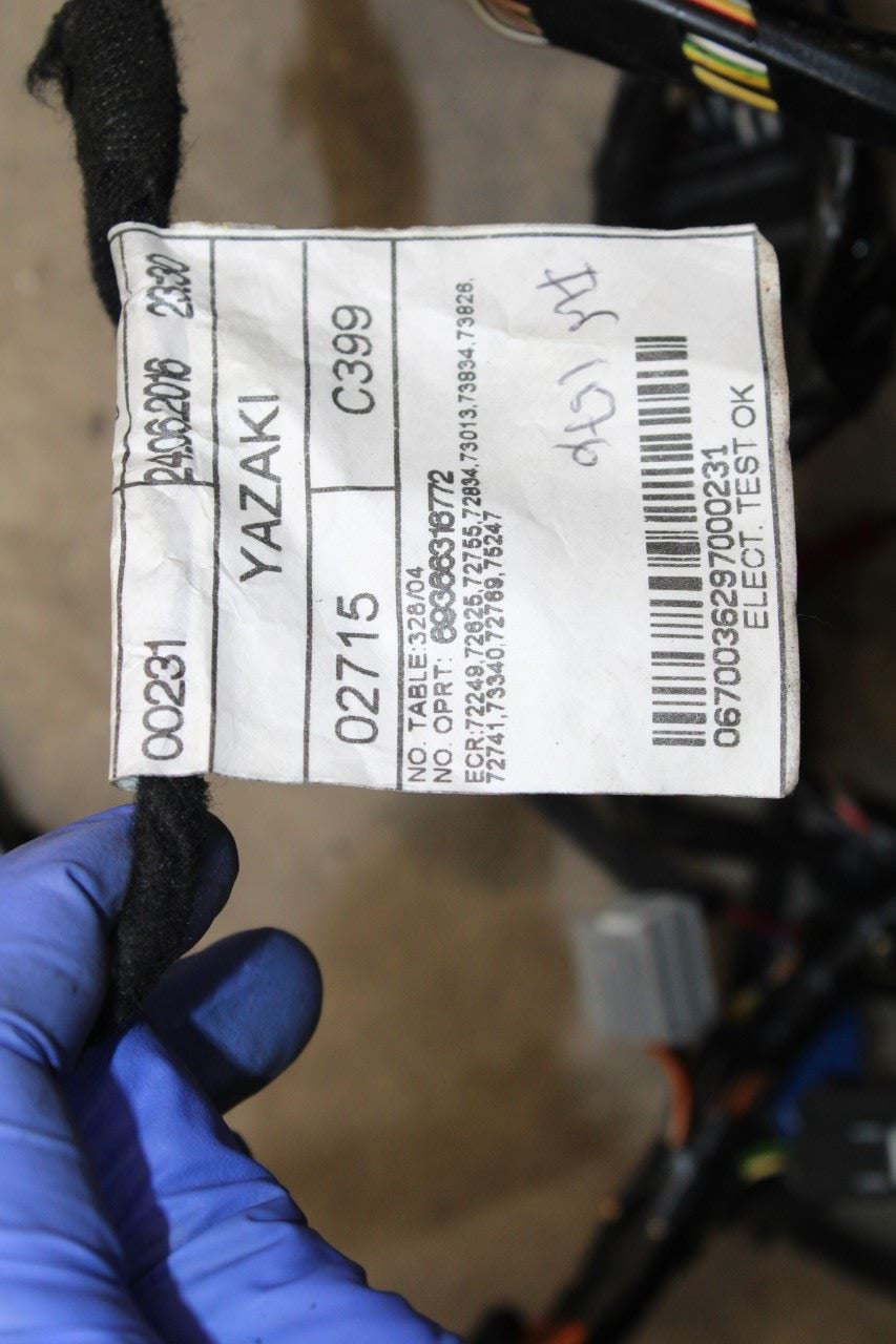 2017-2020 Maserati Ghibli Rear Fuse Box with Wire Harness 670036297 OEM - Alshned Auto Parts
