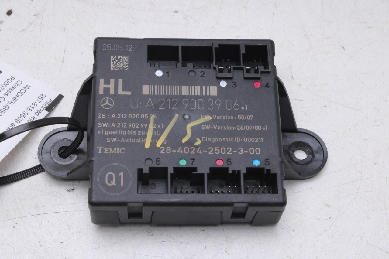 2010-2016 Mercedes-Benz E350 Sport 4MATIC Rear Left Door Control Module - Alshned Auto Parts