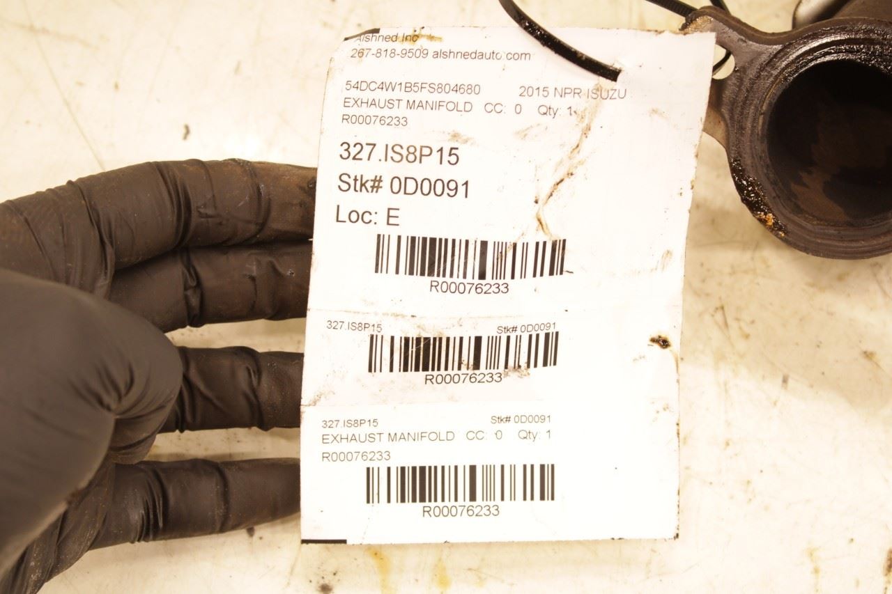 2012-2020 ISUZU NPR HD 6.0L Right Side Exhaust System Manifold 12612393 OEM - Alshned Auto Parts