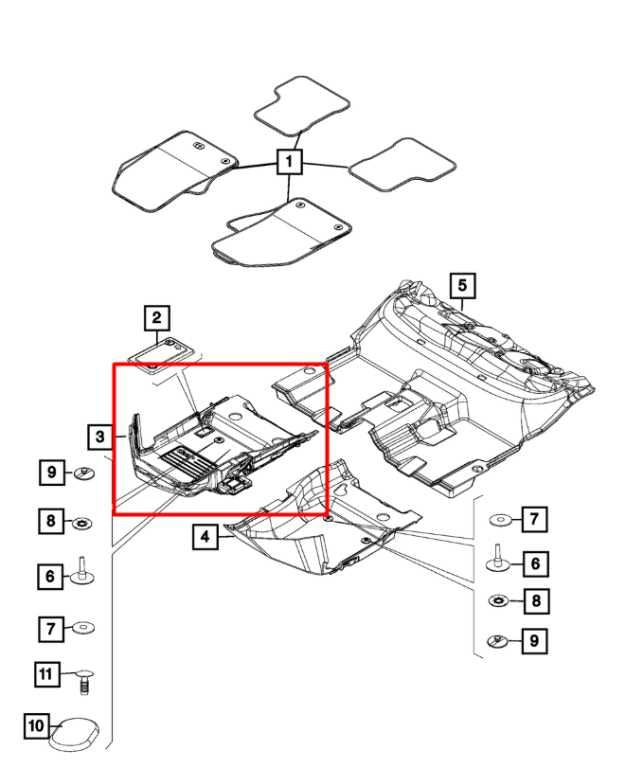 17-23 Jeep Renegade Sport 2.4LFront Passenger Right Side Floor Carpet Liner Mat - Alshned Auto Parts