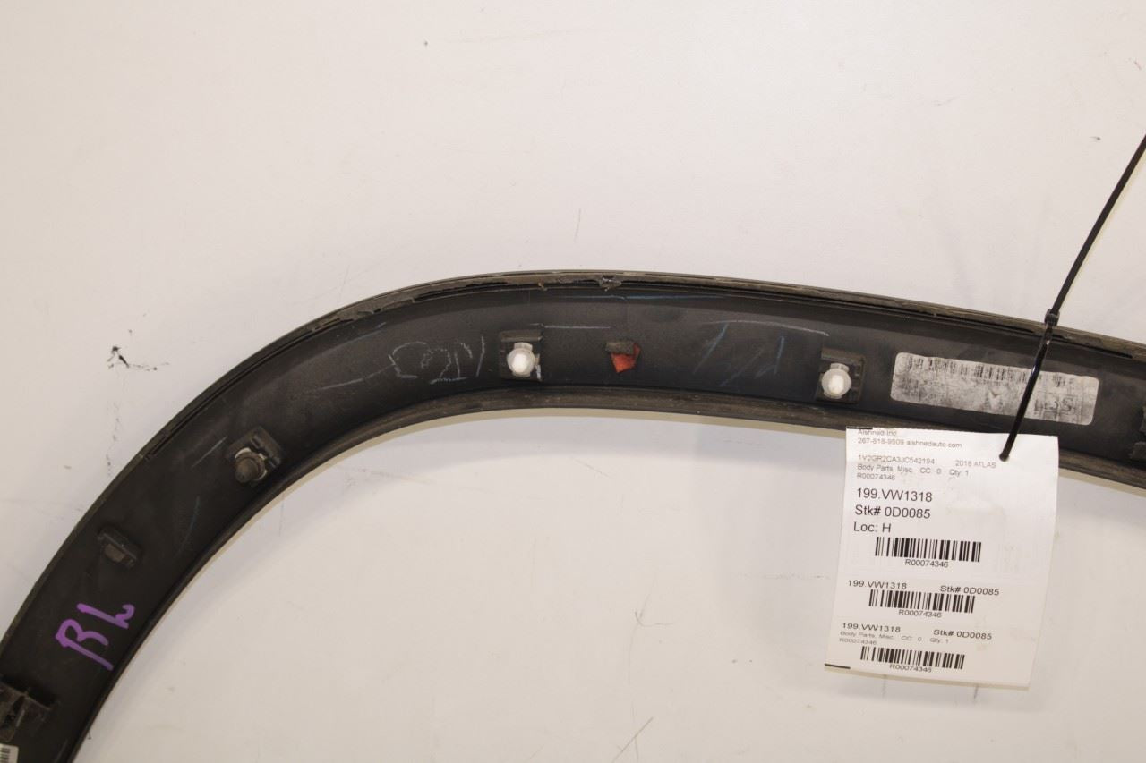 2018-20 Volkswagen Atlas S Rear Left Driver Side Wheel Opening Molding 3CN853817 - Alshned Auto Parts
