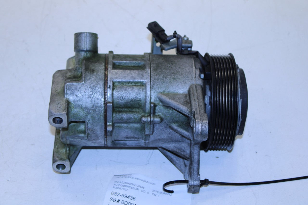 2015-2020 Nissan Murano Platinum 3.5L AC Air Conditioner Compressor 92600-5AA0A - Alshned Auto Parts