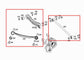 12-15 Mercedes-Benz ML350 RWD Rear LH Side Suspension Lower Control Arm Set of 4 - Alshned Auto Parts
