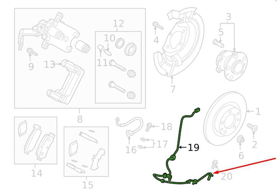2016-2018 Mazda CX-3 Rear Right Side ABS Wheel Speed Sensor D10H-43-71YB OEM - Alshned Auto Parts