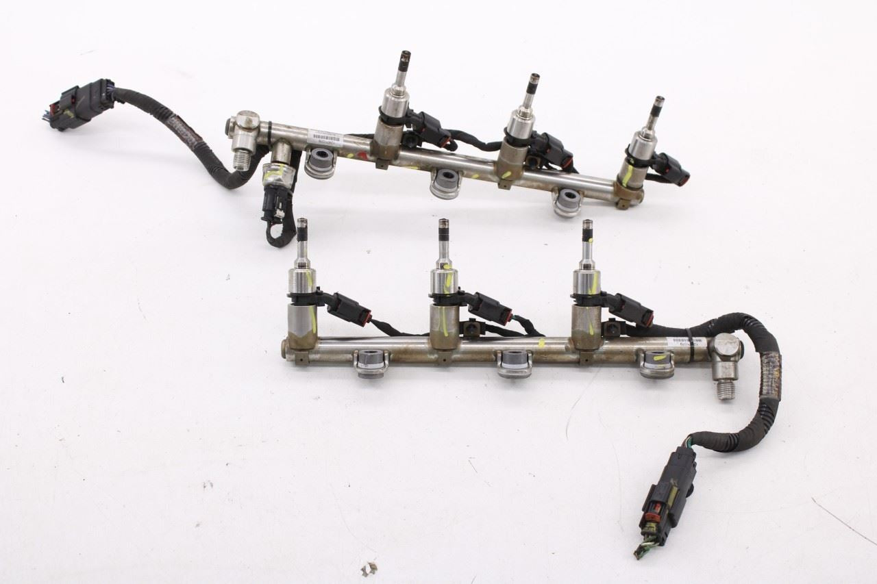 2017-2019 Buick Lacrosse Premium 3.6L Fuel Rail with Injectors Set of 2 12671078 - Alshned Auto Parts