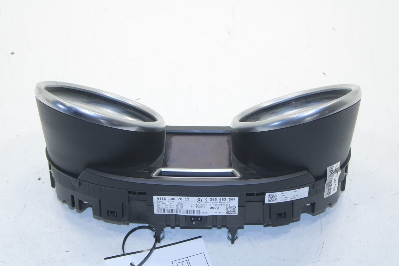 12-15 Mercedes-Benz ML350 3.5L Speedometer Gauge Instrument Cluster 96K Mileage - Alshned Auto Parts