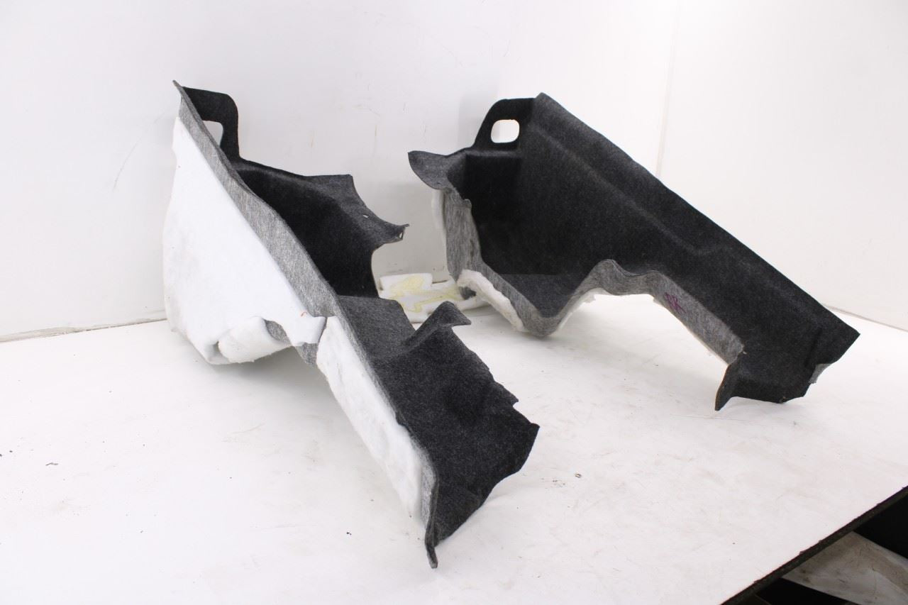 15-23 Ford Mustang Convertible V6 3.7L Rear Trunk Side Quarter Panel Carpet Set2