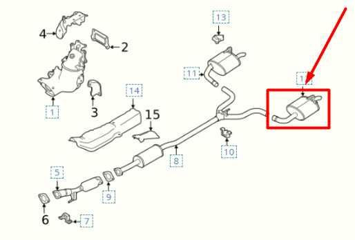 2019-24 Nissan Altima 2.5L FWD Rear Left Exhaust Muffler 20110-6CA0A OEM *ReaD* - Alshned Auto Parts