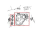 11-21 Jeep Grand Cherokee Rear Right Door Window Regulator w/ Carrier 68079288AA - Alshned Auto Parts