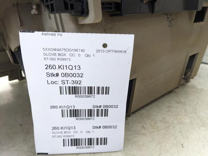 2011-2015 Kia Optima LX 2.4L FWD Glove Box Storage Compartment 845104C000UP OEM - Alshned Auto Parts