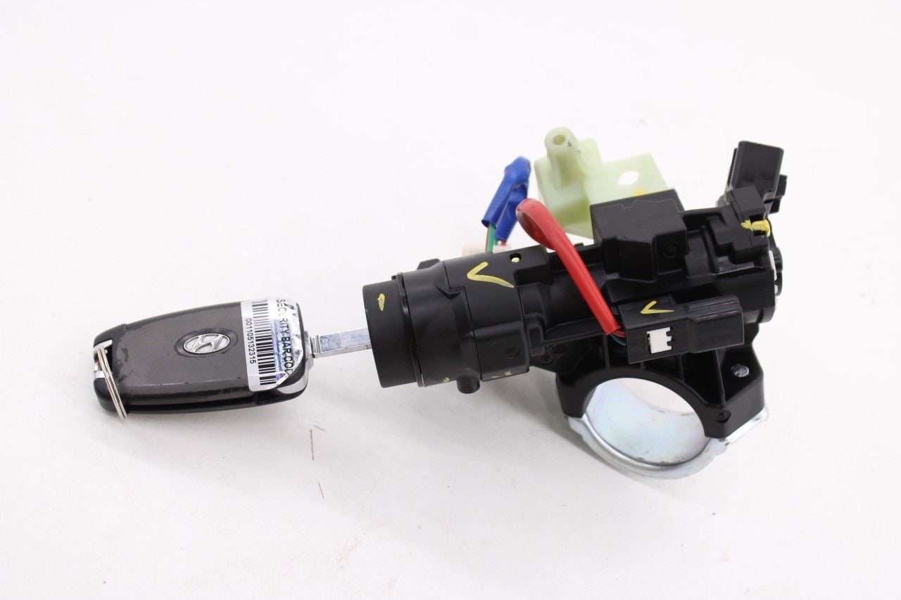 19-21 Hyundai Veloster Steering Ignition Lock Cylinder w/ Door Lock and Fob Key7