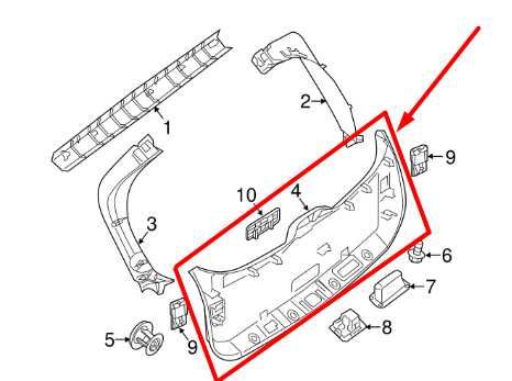 2014-2020 Infiniti QX60 Liftgate Back Door Lower Trim Panel 90901-3JA0A OEM - Alshned Auto Parts