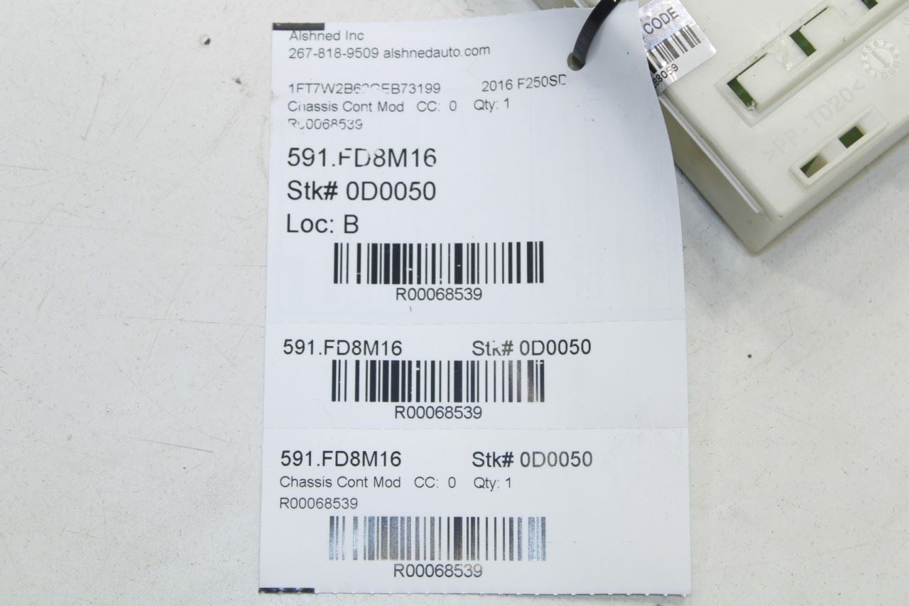 2015-2016 Ford F250 Lariat Crew Cab Trailer Brake Towing Module FC3T-19H517-AJ - Alshned Auto Parts