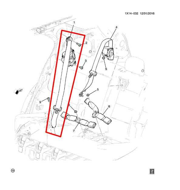 21-24 GMC Terrain Denali Rear Left Side 2nd Row Seat Belt Retractor 84846380 OEM - Alshned Auto Parts