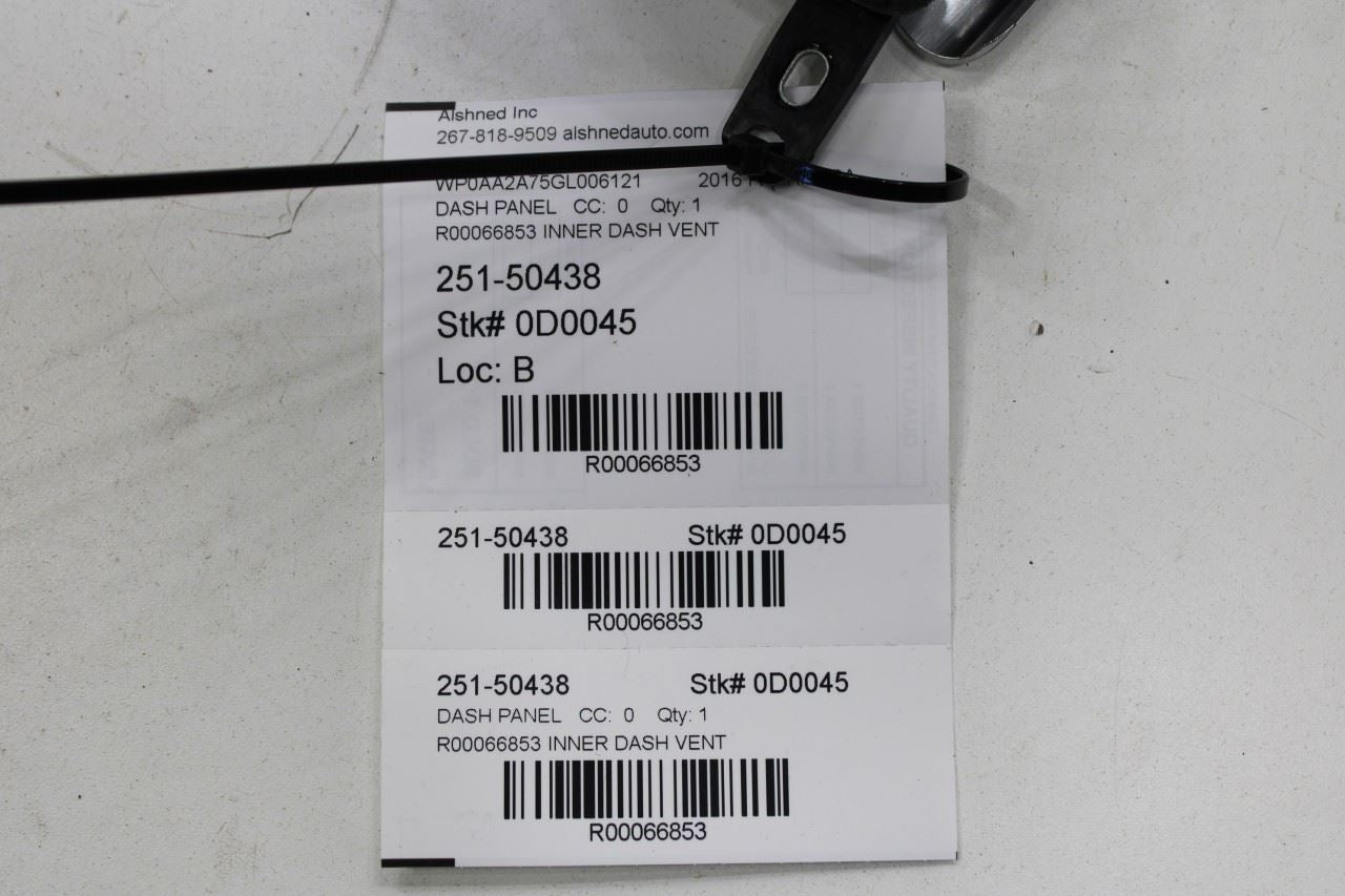 11-16 Porsche Panamera 4 Front LH Dash Outer Air Vent Grille 970-552-131-02-DAP - Alshned Auto Parts