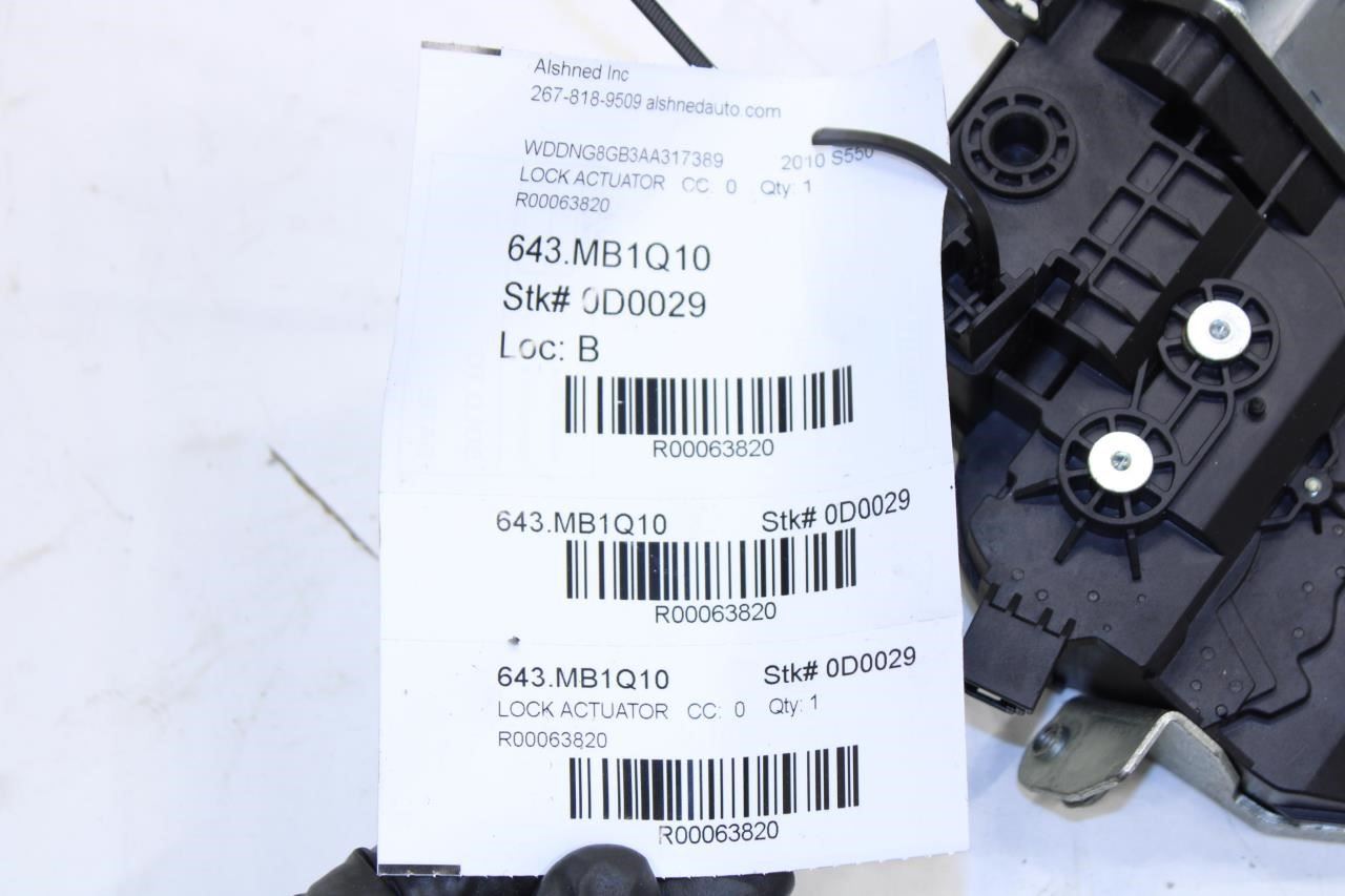 2007-2013 Mercedes-Benz S550 Rear Trunk Lid Latch Lock Actuator 221-750-01-85 - Alshned Auto Parts