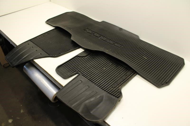 2011-2012 Ford F250 SD Rubber Floor Mats Set of 3 BC3J-2613106-AAW OEM - Alshned Auto Parts