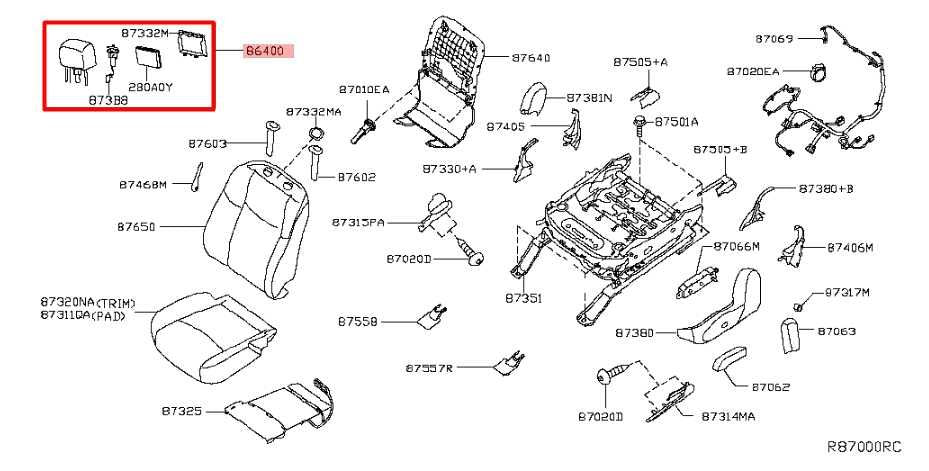 16-17 Infiniti QX60 3.5L Front Passenger Right or Driver Left Side Seat Headrest - Alshned Auto Parts