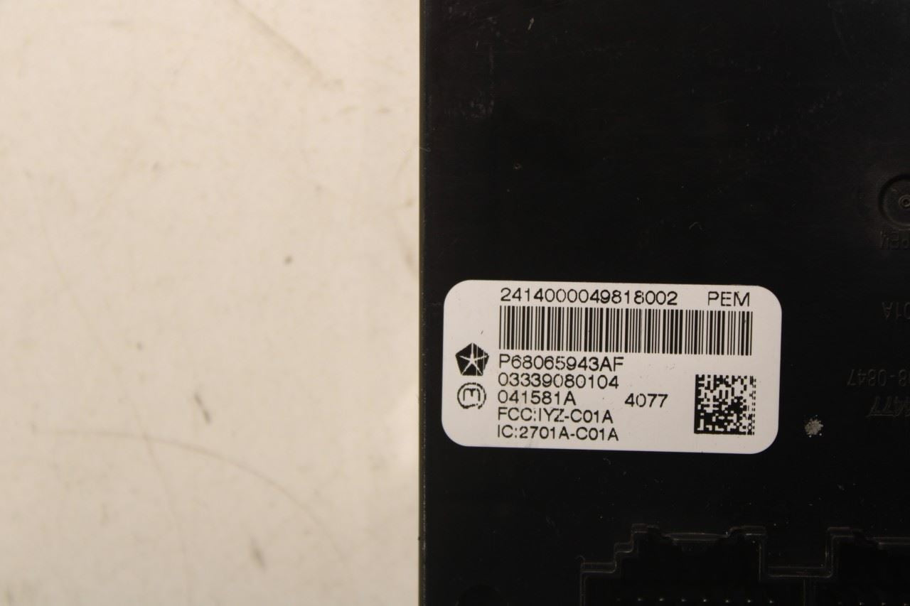 2011-2014 Dodge Challenger SXT Theft-Locking Keyless Entry Module 68065943AF OEM - Alshned Auto Parts