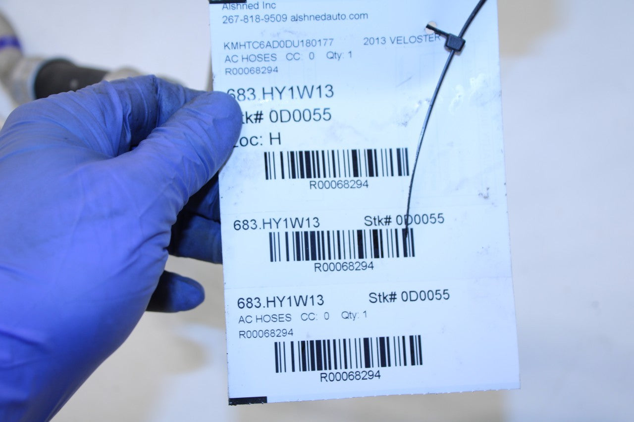 2011-2014 Hyundai Veloster 1.6L FWD AC Conditioning Suction and Liquid Tube Line - Alshned Auto Parts