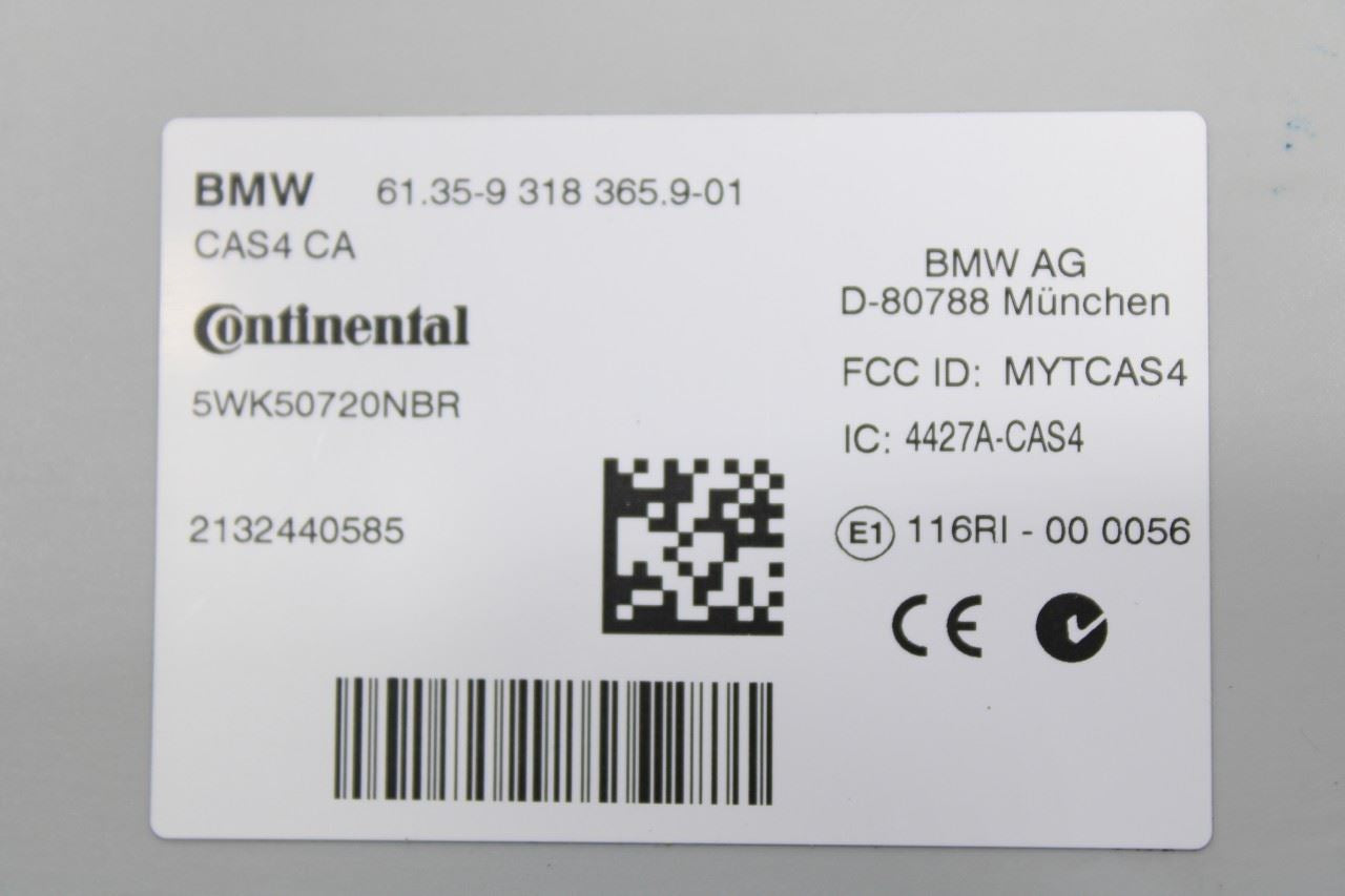 10-15 BMW 750i xDrive Cas Anti Theft Locking Control Computer Module 61359318365 - Alshned Auto Parts