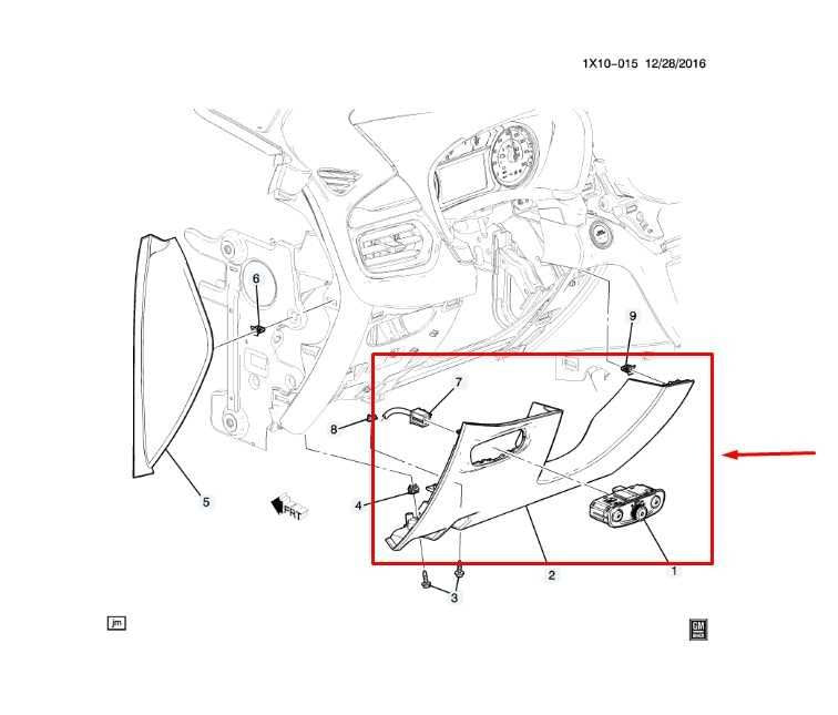 2018-24 Chevrolet Left Dash Knee Bolster Trim Panel w/ Headlamp Switch 84492068 - Alshned Auto Parts