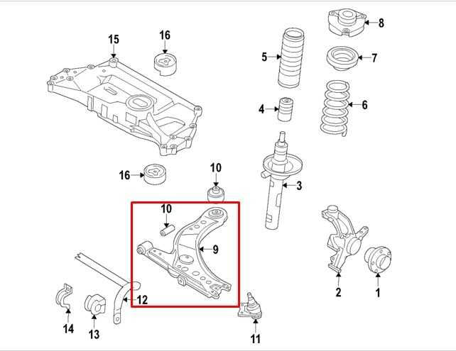 2014-2018 Volkswagen Jetta Sport Front Right Lower Control Arm 5C0-407-152-D OEM - Alshned Auto Parts