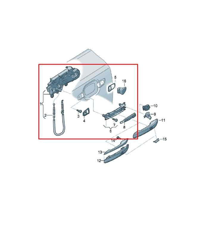 2018-2025 Audi S5 Premium 3.0L AWD Rear Driver Left Side Door Exterior Handle - Alshned Auto Parts