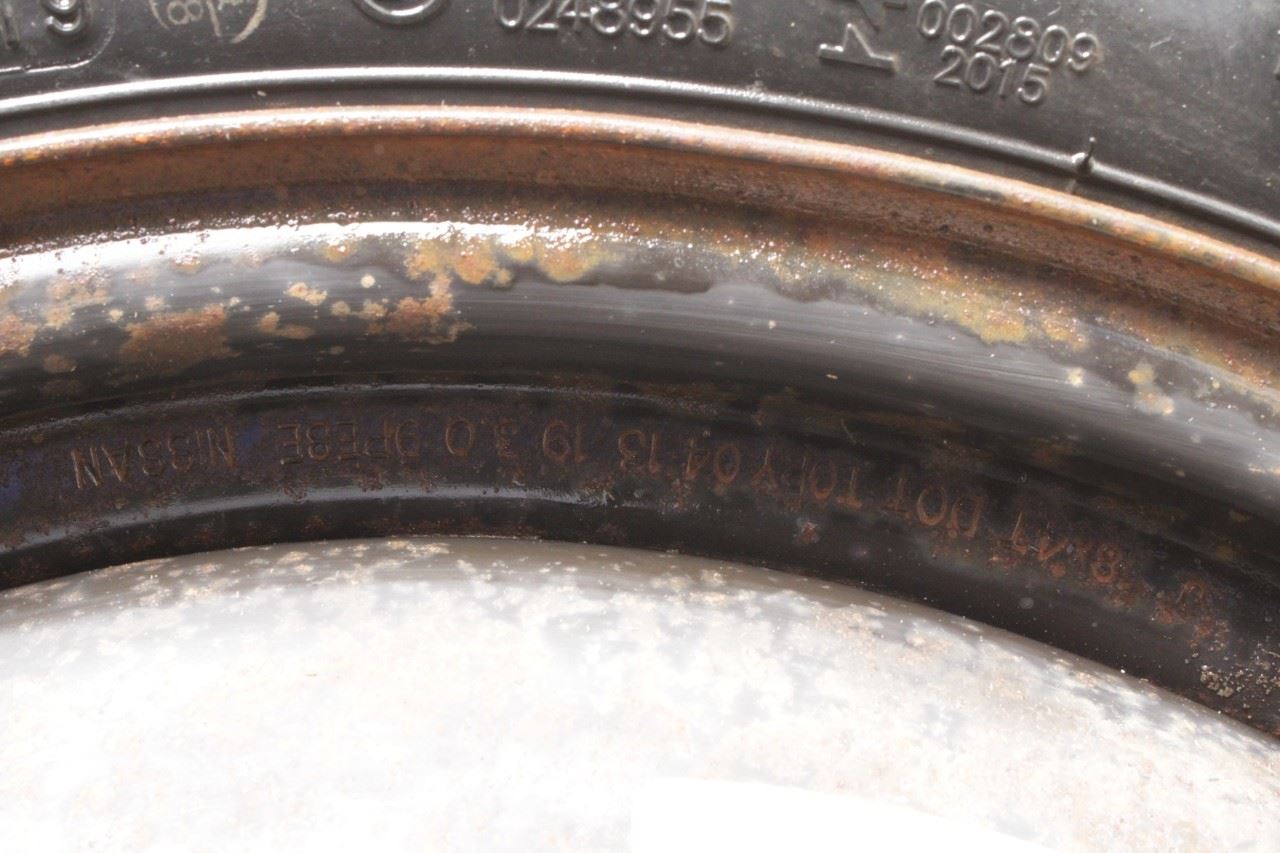 17-20 Infiniti QX60 Pure Spare Wheel Tire Maxxis T165/90D18 107M 40300-9PE8E OEM - Alshned Auto Parts