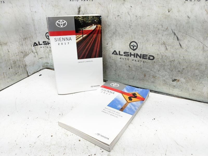 2017 Toyota Sienna Owners Manual Set OM08007U 01999-08007 OEM - Alshned Auto Parts