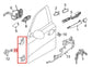13-20 Nissan Pathfinder SV Front LH Door Hinge Upper and Lower Pair 80400-5AA0B - Alshned Auto Parts