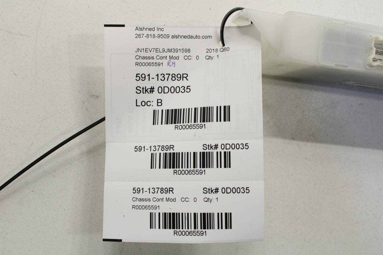 17-2020 Infiniti Q60 Luxe Front Right Power Seat Control Module 28565-5CB0A OEM - Alshned Auto Parts
