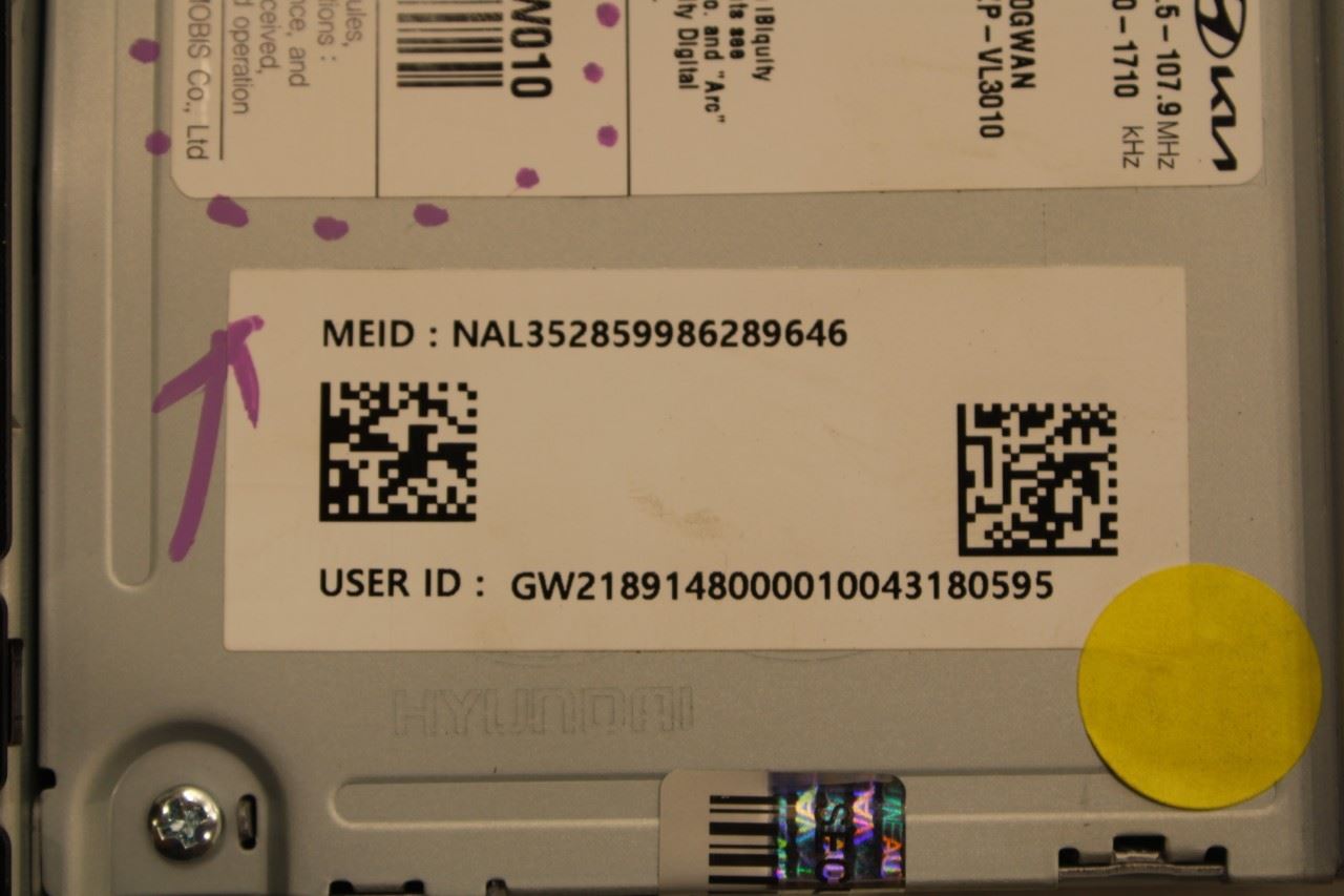 2022-24 Hyundai Tucson SEL Audio Radio Receiver US built 96160-CW010 OEM *ReaD* - Alshned Auto Parts