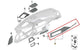 15-16 BMW 435I Gran Coupe Center Air Vent w/ Hazard Switch and Trim 64229218552 - Alshned Auto Parts