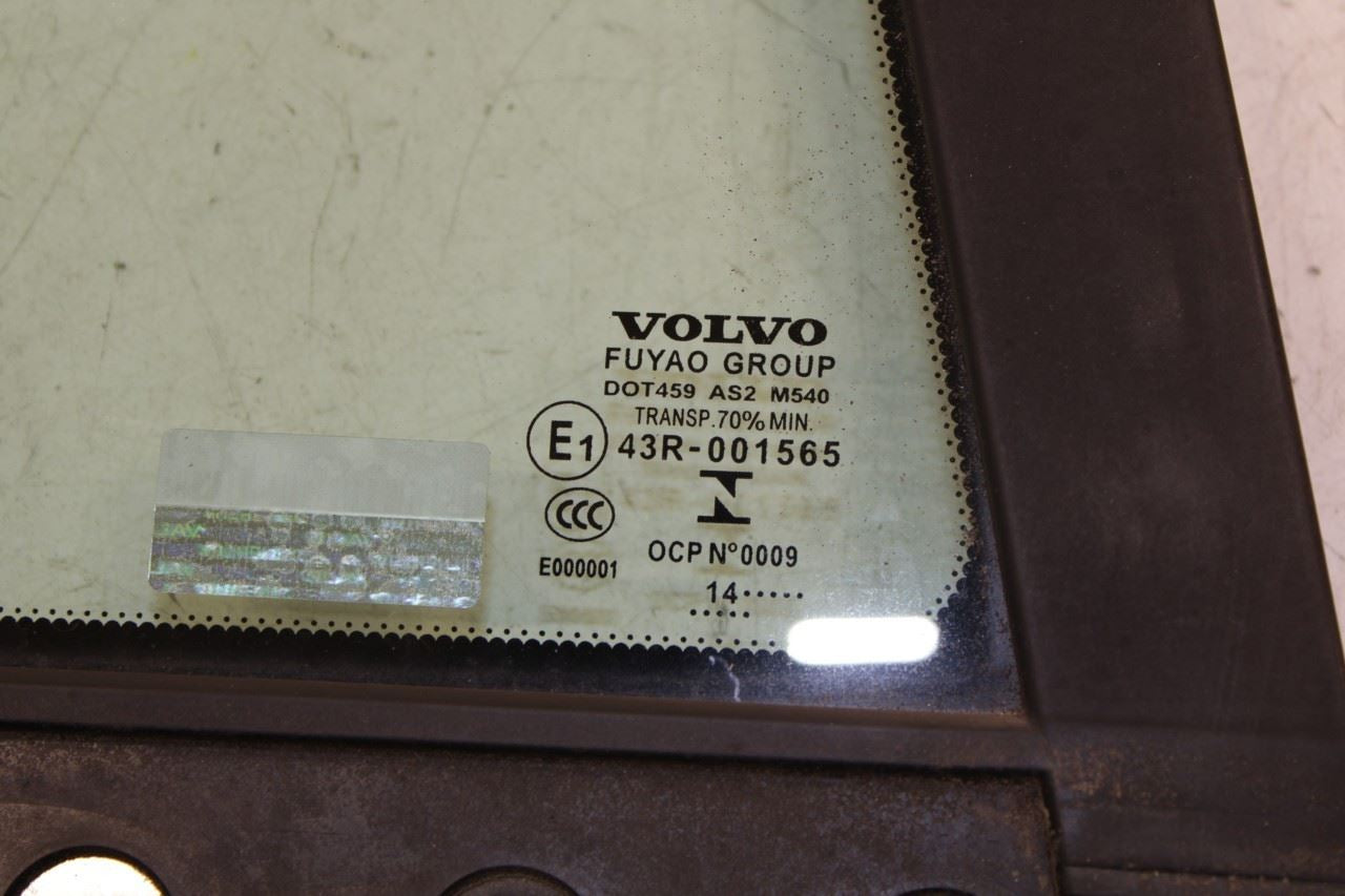 2015-18 Volvo S60 T5 Premier Rear Right Side Door Quarter Window Glass 31385449 - Alshned Auto Parts