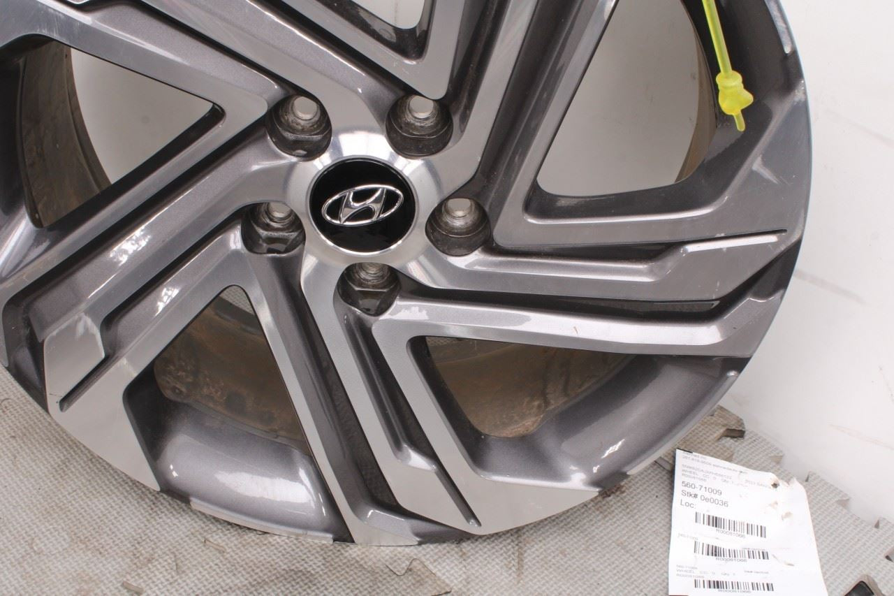 21-23 Hyundai Santa Fe SEL Aluminum Wheel R18x7.5 5 Spoke 52910-S2610 OEM *ReaD*3