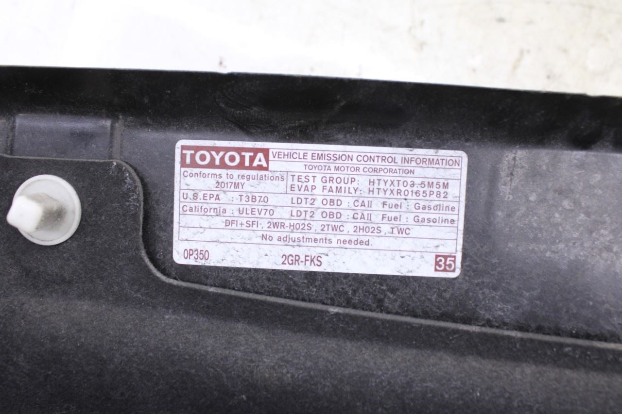 11-19 Toyota Sienna LE 3.5L Front Outer Windshield Cowl Vent Grille Cover Panel - Alshned Auto Parts