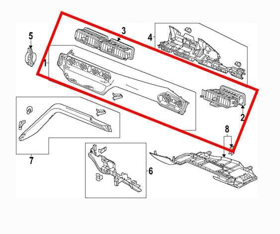 23-25 Acura Integra A-Spec Front Right Side Dash Trim Bezel w/ Air Vent Grilles - Alshned Auto Parts