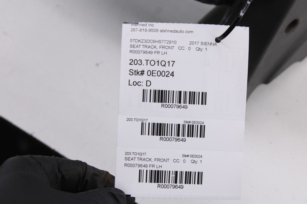 2014-20 Toyota Sienna LE 3.5L FWD Front Driver Left Side Seat Lower Track Frame - Alshned Auto Parts