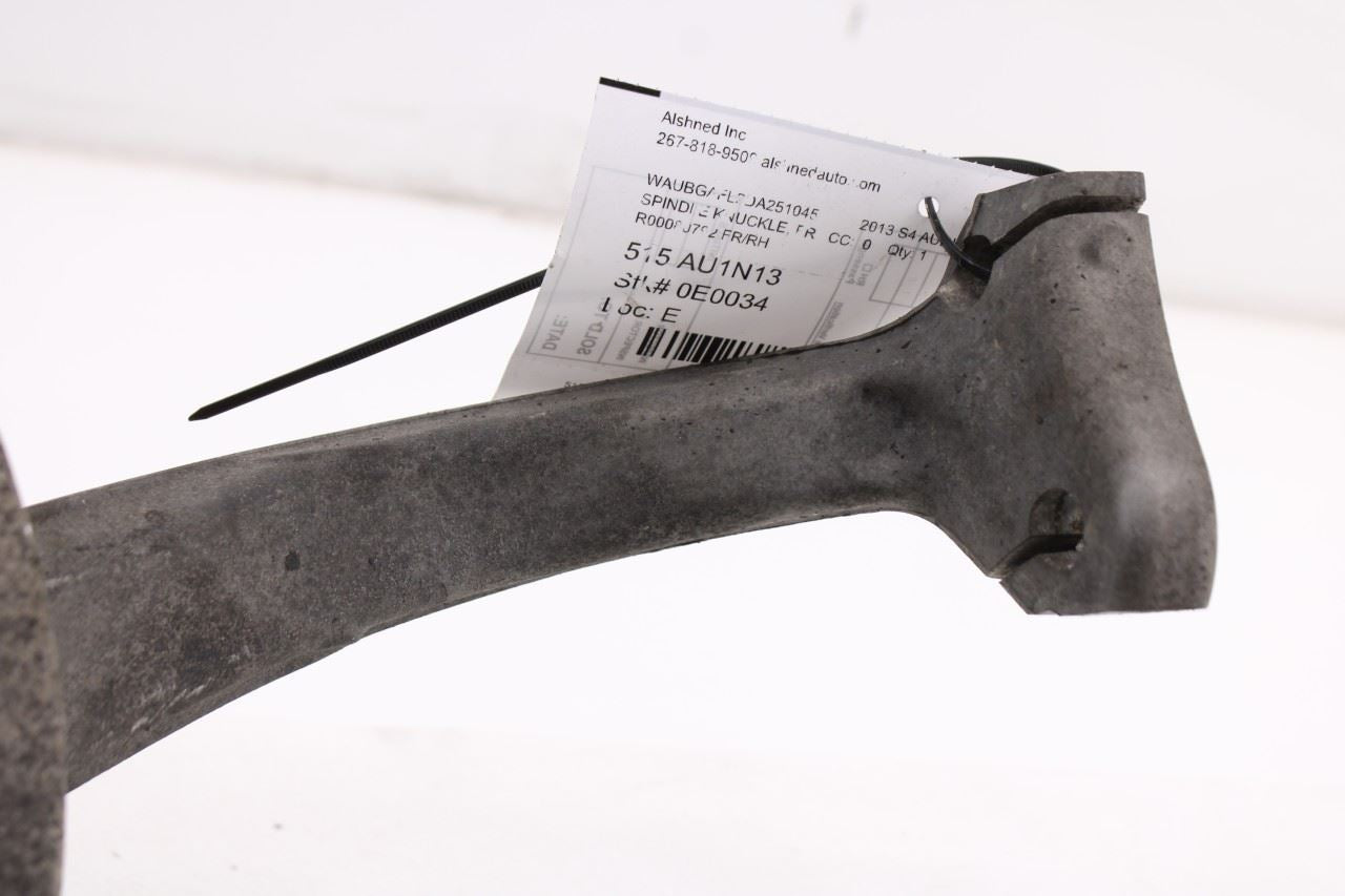 13-16 Audi S4 Premium Plus 3.0L AWD Front Passenger RH Side Spindle Knuckle Hub6